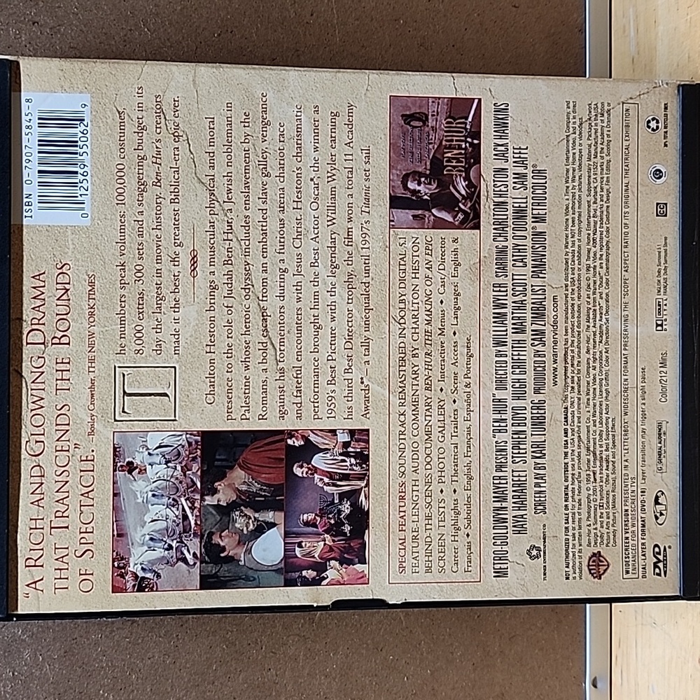 Ben-Hur DVD - Picture 2 of 2